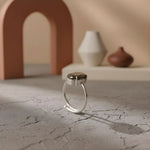 Load image into Gallery viewer, Pyrite Diamond Cut Ring