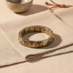 Load image into Gallery viewer, Pyrite Pyramid Shape Bracelet