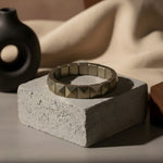 Load image into Gallery viewer, Pyrite Pyramid Shape Bracelet