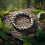Load image into Gallery viewer, Pyrite Raw Cluster Bracelet