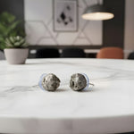 Load image into Gallery viewer, Pyrite Raw Stud Earrings