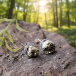 Load image into Gallery viewer, Pyrite Raw Stud Earrings