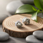 Load image into Gallery viewer, Pyrite Raw Stud Earrings