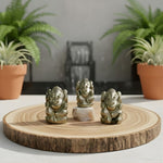 Load image into Gallery viewer, Pyrite Stone Ganesha Murti / Idol - Pyrite Crystal.