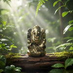 Load image into Gallery viewer, Pyrite Stone Ganesha Murti / Idol - Pyrite Crystal.