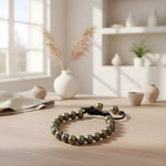 Load image into Gallery viewer, Pyrite Thread Bracelet