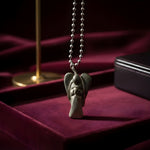 Load image into Gallery viewer, Pyrite Wire-Wrapped Angel Pendant