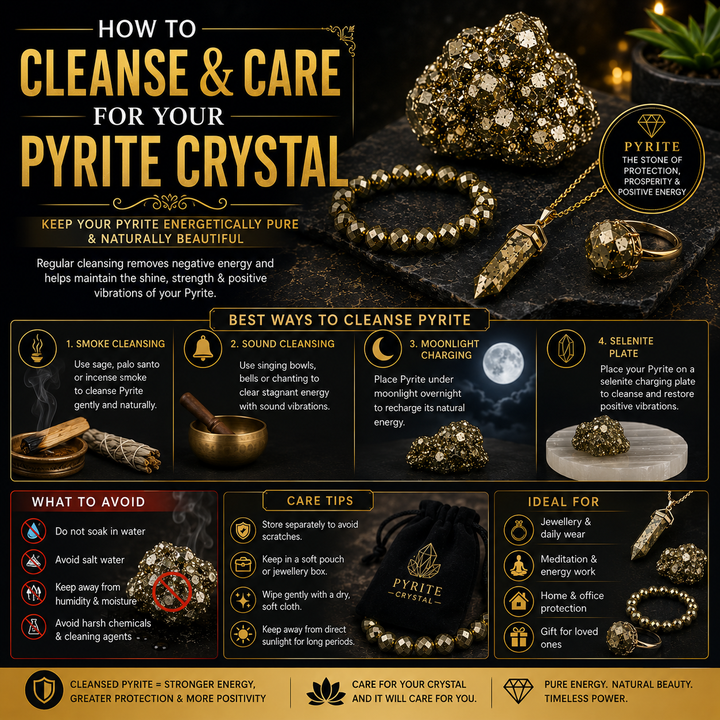 How to Cleanse Pyrite Crystal: Safe & Effective Methods