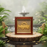 Pyrite 7 Horse Photo Frame -  Pyrite Crystal.