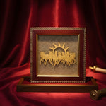Load image into Gallery viewer, Pyrite 7 Horse Photo Frame -  Pyrite Crystal.