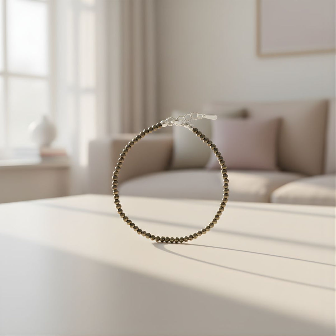 Pyrite Anklet