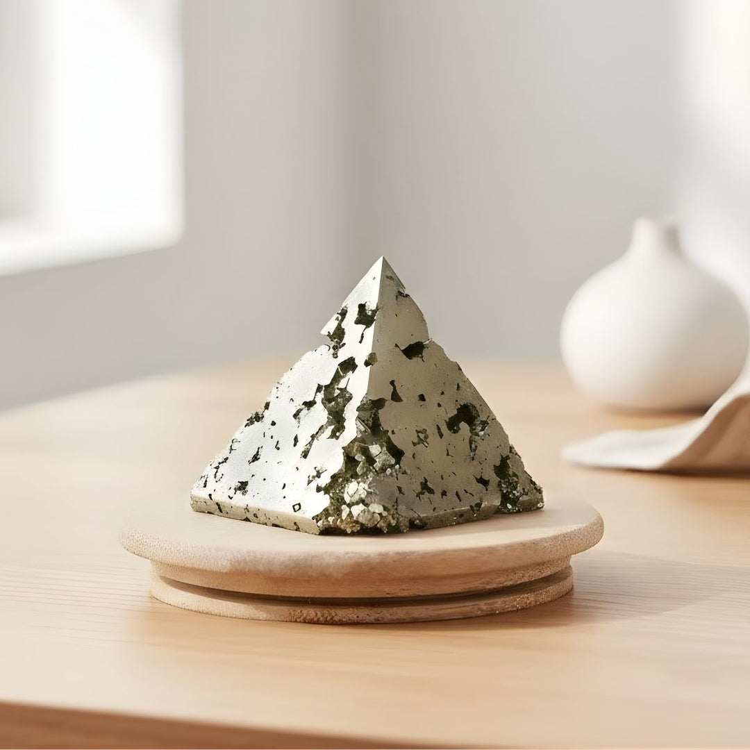 Pyrite Cluster Pyramid -  Pyrite Crystal.