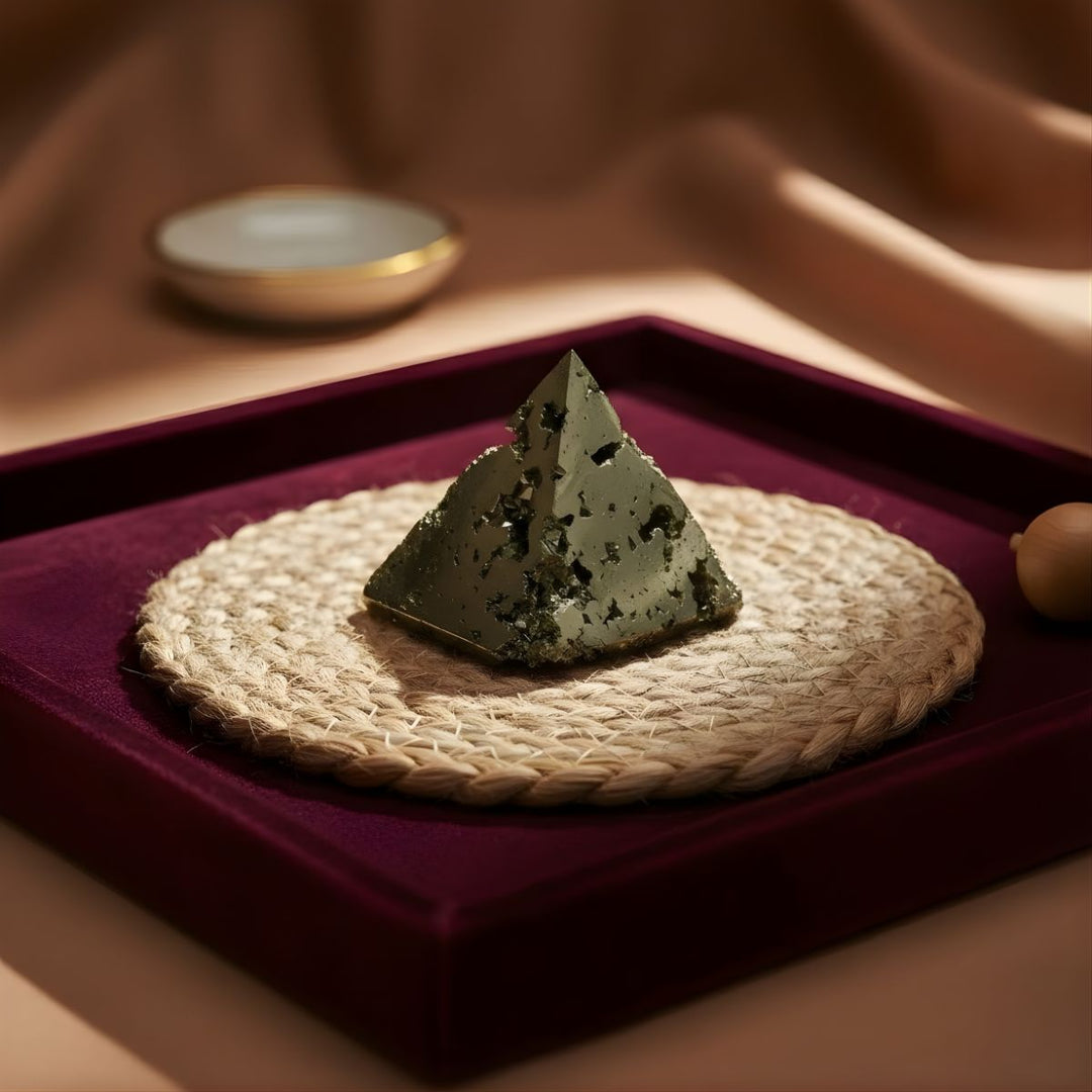 Pyrite Cluster Pyramid -  Pyrite Crystal.