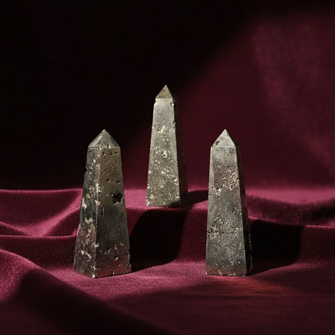 Pyrite Cluster Tower -  Pyrite Crystal.