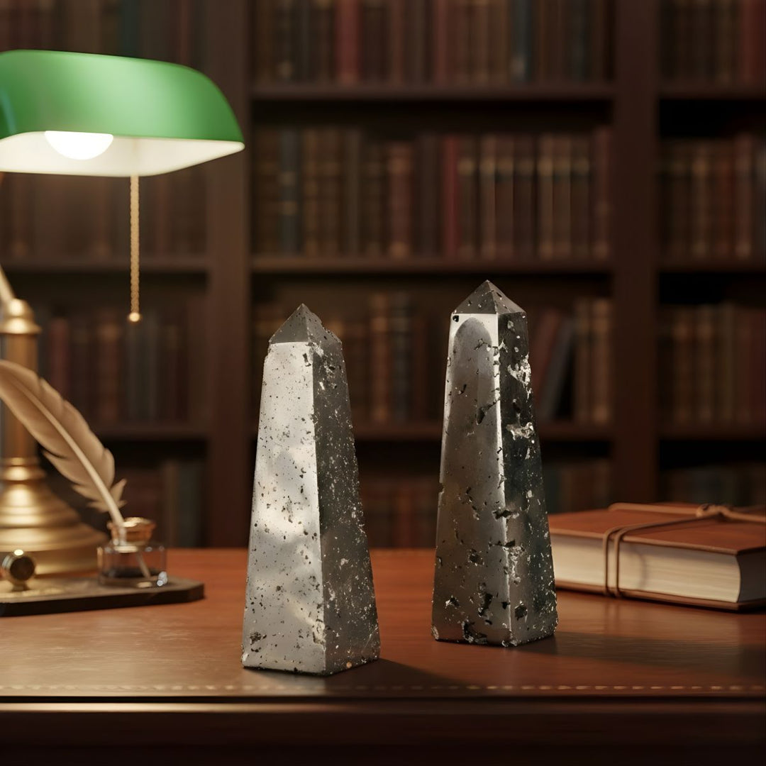 Pyrite Cluster Tower -  Pyrite Crystal.