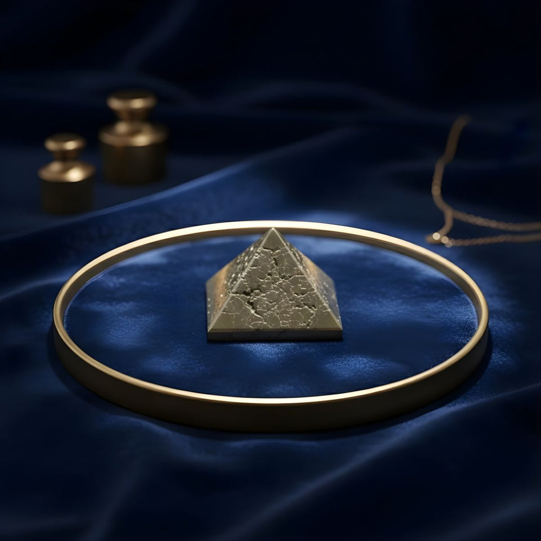 Pyrite Crystal Small Pyramid (30-50 Gm) -  Pyrite Crystal.
