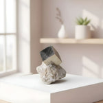 Load image into Gallery viewer, Pyrite Cube in Matrix -  Pyrite Crystal.