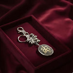 Load image into Gallery viewer, Pyrite Money Switch Zibu Key Chain -  Pyrite Crystal.
