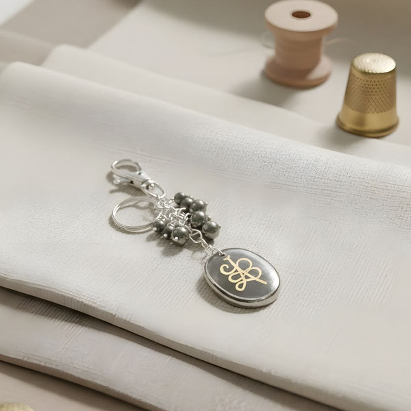 Pyrite Money Switch Zibu Key Chain -  Pyrite Crystal.