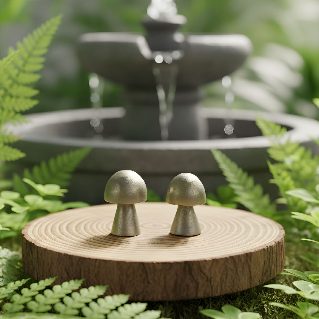 Pyrite Mushroom -  Pyrite Crystal.