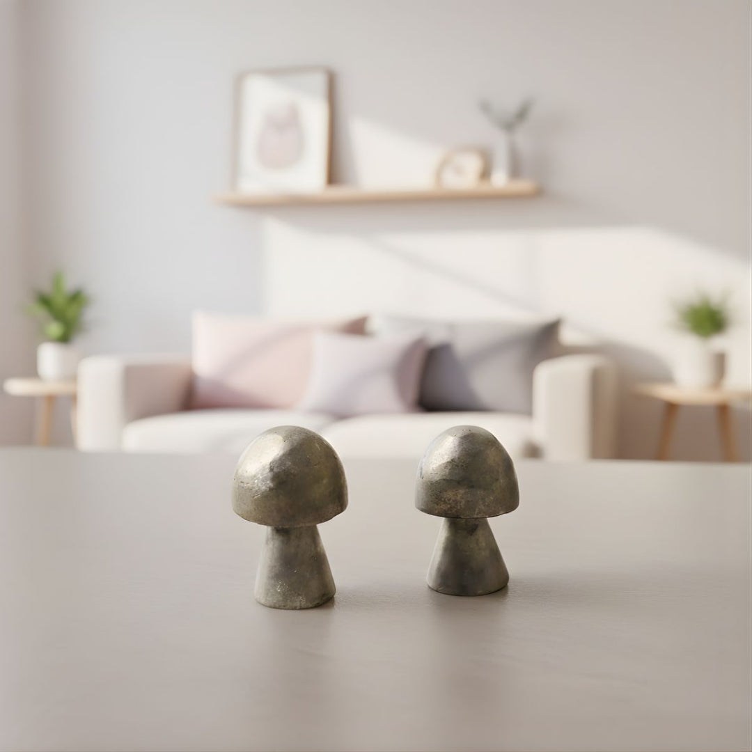 Pyrite Mushroom -  Pyrite Crystal.
