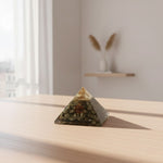 Load image into Gallery viewer, Pyrite Orgone Pyramid -  Pyrite Crystal.