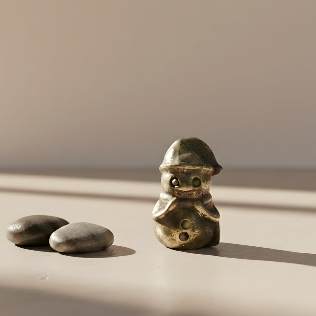 Pyrite Snowman -  Pyrite Crystal.