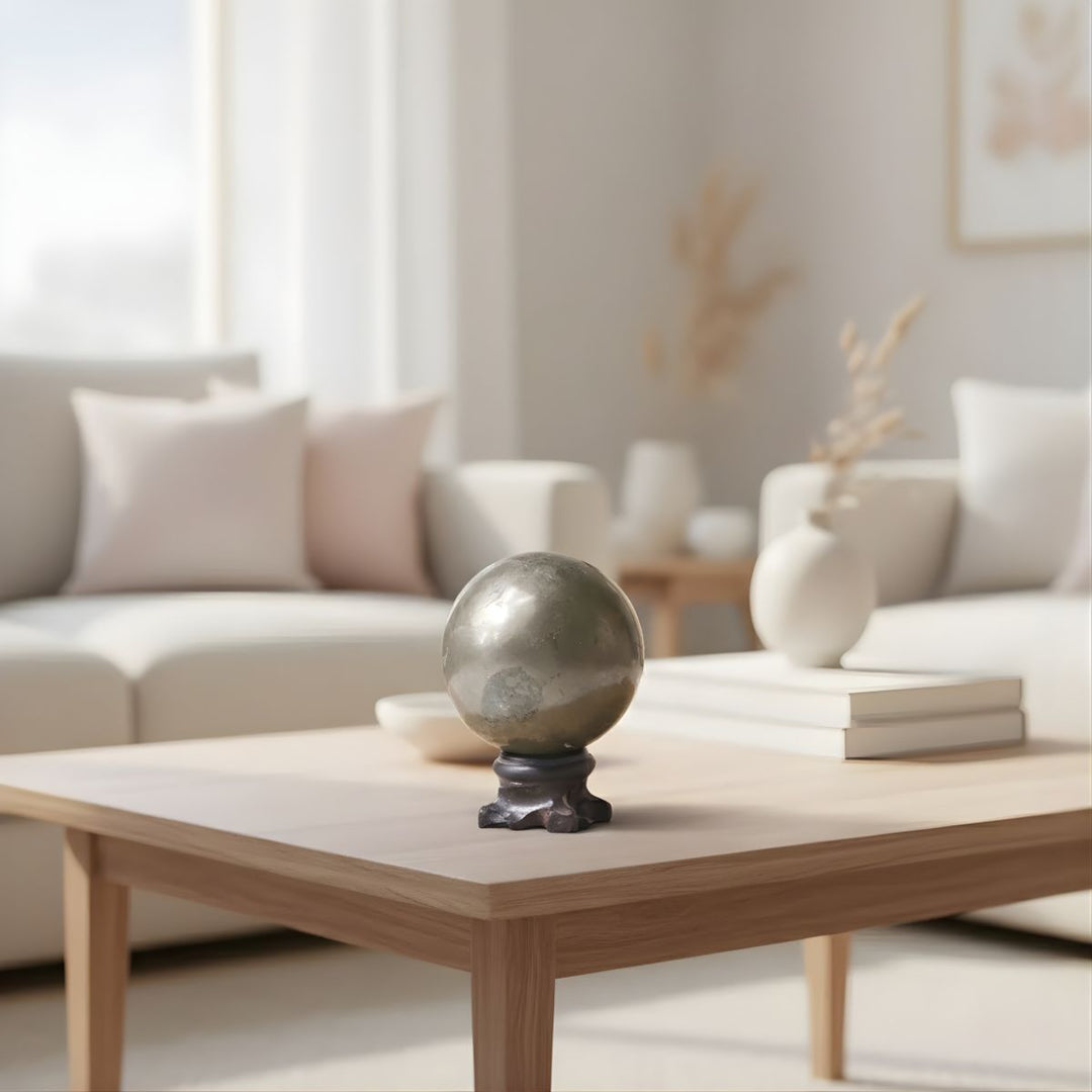 Pyrite Sphere -  Pyrite Crystal.