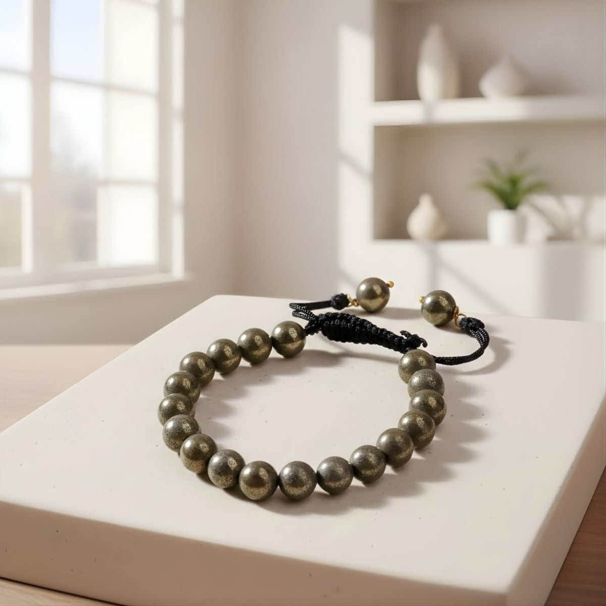Pyrite Thread Bracelet – Pyrite Crystal