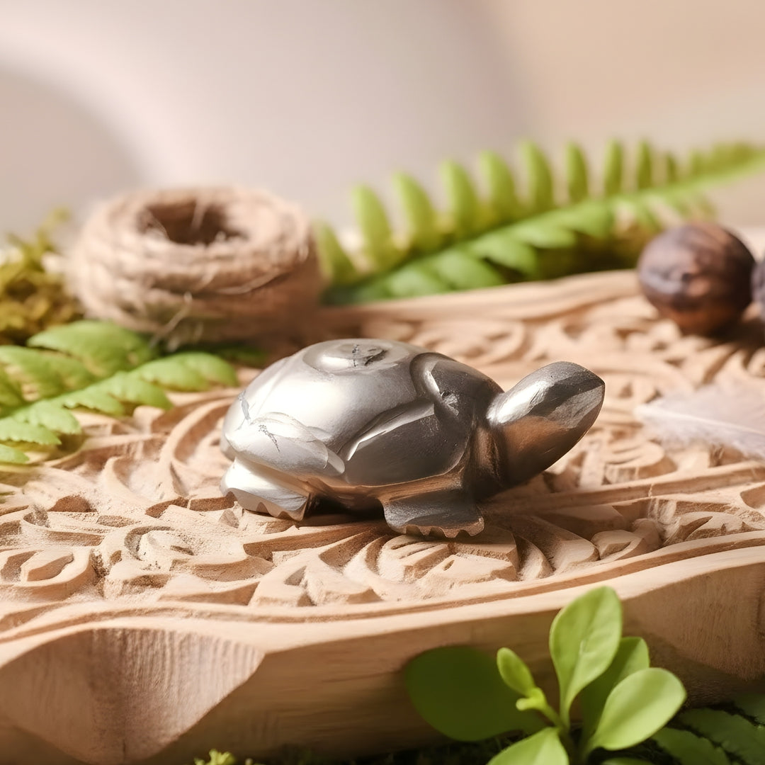 Pyrite Turtle -  Pyrite Crystal.