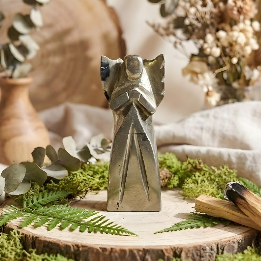 Pyrite Wings Angel -  Pyrite Crystal.