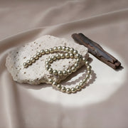 Pyrite Beads line 8mm -  Pyrite Crystal.