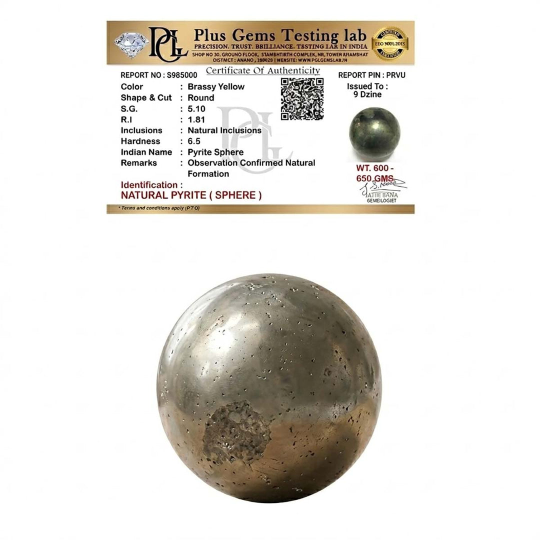 Pyrite Sphere