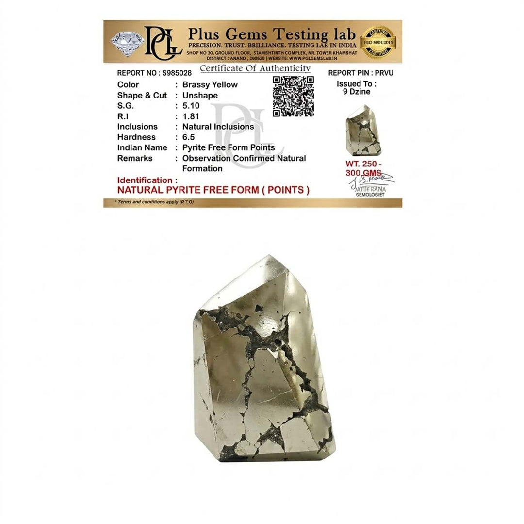 Pyrite Free Form Points