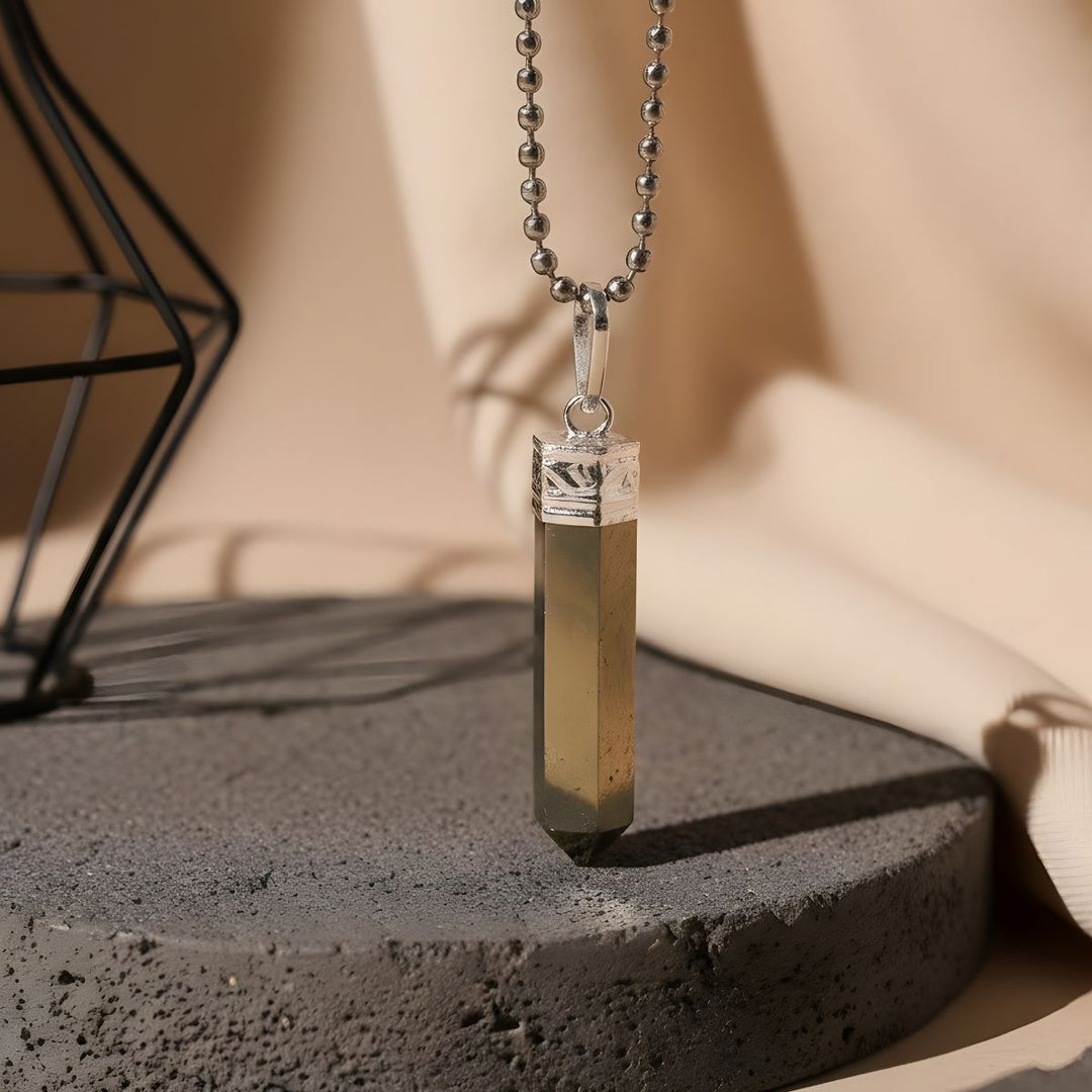 Pyrite Pencil Pendant