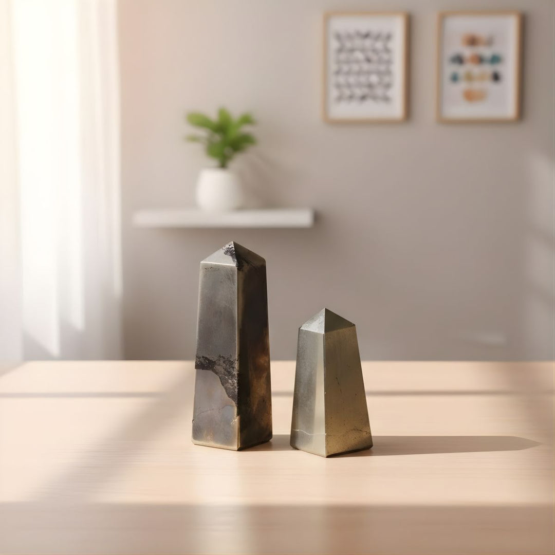 Pyrite Tower -  Pyrite Crystal.
